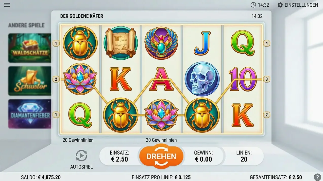 Slots im Angebot von Granawin